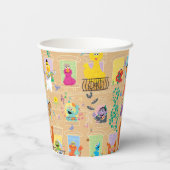 Sesame Street Apartment Windows Pattern 紙コップ (裏面)