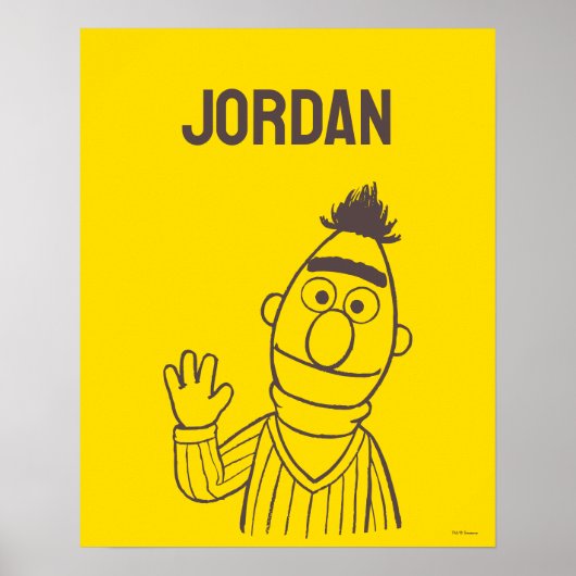 Sesame Street | Bert Bright | Add Your Name ポスター (正面)