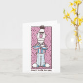 Sesame Street Bert Don't Talk To Me  カード (黄色い花)