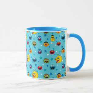 Sesame Street Best Friends Star Pattern マグカップ