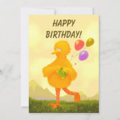 Sesame Street - Big bird 招待状 (正面)