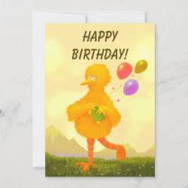 Sesame Street - Big bird 招待状