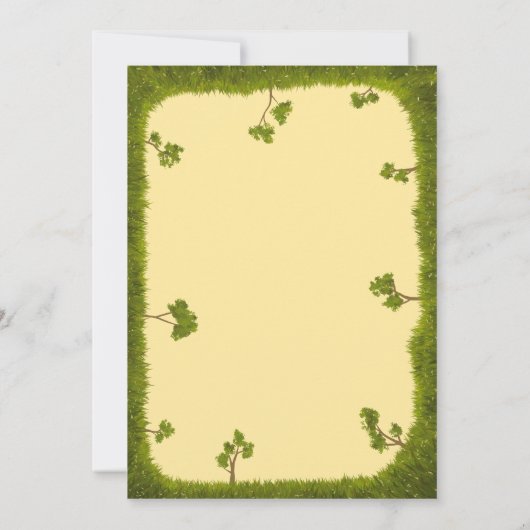 Sesame Street - Big bird 招待状 (裏面)