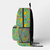Sesame Street | Big Bird & Little Bird Pattern プリントバックパック (右)