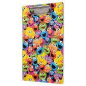 Sesame Street Character Faces Pattern Clipboard クリップボード (左)
