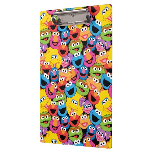 Sesame Street Character Faces Pattern Clipboard クリップボード (左)