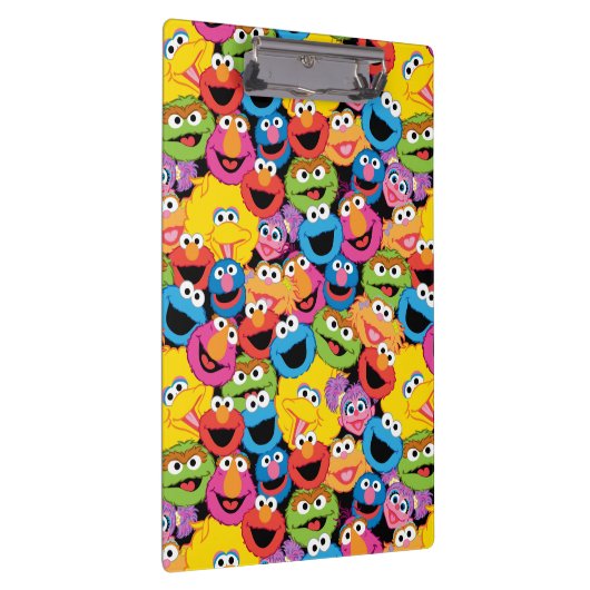 Sesame Street Character Faces Pattern Clipboard クリップボード (右)