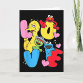 Sesame Street Character Love Valentine  カード (正面)