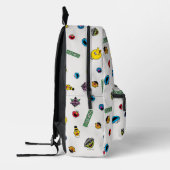 Sesame Street Character Pattern プリントバックパック (左)