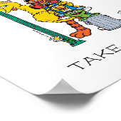 Sesame Street Characters & Street Sign ポスター (角)