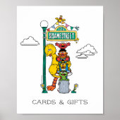 Sesame Street Characters & Street Sign ポスター (正面)