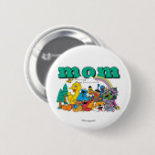 Sesame Street Characters & Street Sign Birthday Bu 缶バッジ (正面&裏面)