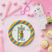 Sesame Street Characters & Street Sign Birthday Pa ペーパープレート (パーティー)