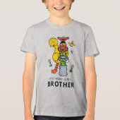 Sesame Street Characters & Street Sign Birthday Tr トライブレンドＴシャツ (正面)