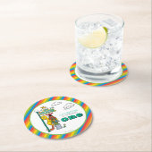 Sesame Street Characters & Street Sign Round Paper ラウンドペーパーコースター (インサイチュ)