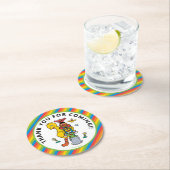 Sesame Street Characters & Street Sign Round Paper ラウンドペーパーコースター (インサイチュ)