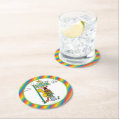 Sesame Street Characters & Street Sign Round Paper ラウンドペーパーコースター (インサイチュ)