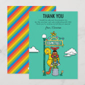 Sesame Street Characters & Street Sign Thank You C サンキューカード (正面/裏面)