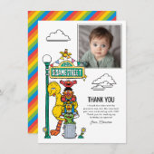 Sesame Street Characters & Street Sign Thank You C サンキューカード (正面/裏面)