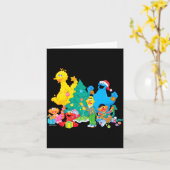 Sesame Street Christmas Pals  カード (黄色い花)