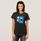 Sesame Street Cookie Monster Fill Premium Tシャツ (正面フル)