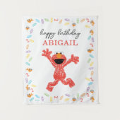 Sesame Street Elmo | Birthday Crayon タペストリー (正面)