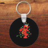 Sesame Street Elmo Christmas Lights Baby キーホルダー (正面)