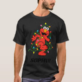 Sesame Street Elmo Christmas Lights Baby  Tシャツ (正面)
