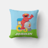 Sesame Street Elmo Chugga Chugga Two Two Birthday クッション (正面)