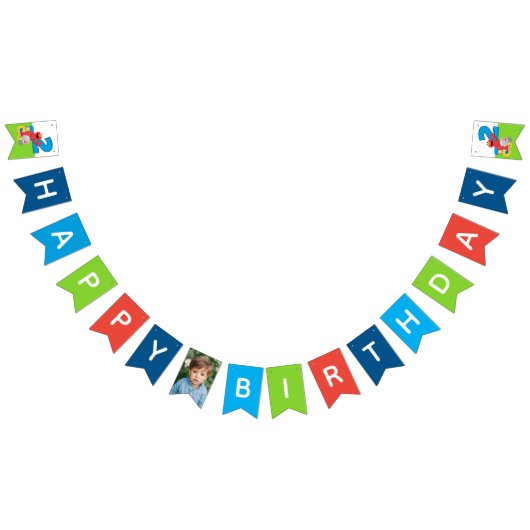 Sesame Street Elmo Chugga Chugga Two Two Birthday バンティングフラッグ (全)