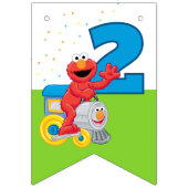 Sesame Street Elmo Chugga Chugga Two Two Birthday バンティングフラッグ (第1の旗)