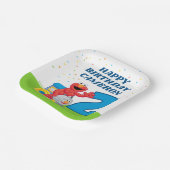 Sesame Street Elmo Chugga Chugga Two Two Birthday ペーパープレート (傾斜あり)