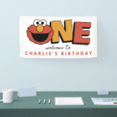 Sesame Street | Elmo - First Birthday Banner 横断幕 (トレードショー)