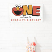 Sesame Street | Elmo - First Birthday Banner 横断幕 (インサイチュ)