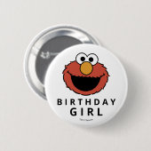 Sesame Street | Elmo - First Birthday Button 缶バッジ (正面&裏面)