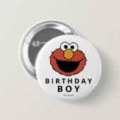 Sesame Street | Elmo - First Birthday Button 缶バッジ (正面&裏面)