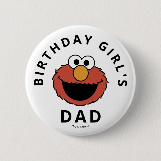 Sesame Street | Elmo - First Birthday Button 缶バッジ (正面)