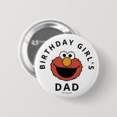 Sesame Street | Elmo - First Birthday Button 缶バッジ (正面&裏面)