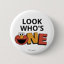 Sesame Street | Elmo - First Birthday Button 缶バッジ