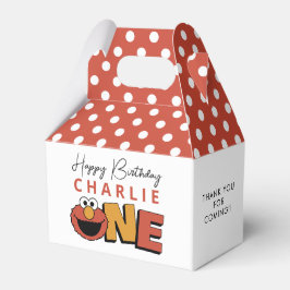 Sesame Street | Elmo - First Birthday Favor Boxes フェイバーボックス