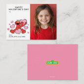 Sesame Street | Elmo Heart Photo ノートカード (正面/裏面)