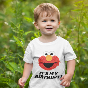 Sesame Street   Elmo It's My Birthday ベビーTシャツ