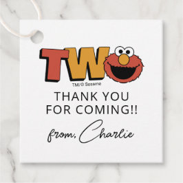 Sesame Street | Elmo - Second Birthday Favor Tags フェイバータグ