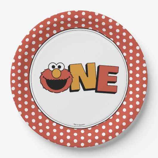 Sesame Street | Elmo - Second Birthday Paper Plate ペーパープレート (正面)