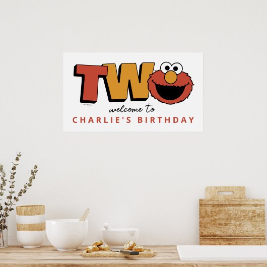 Sesame Street | Elmo - Second Birthday Poster ポスター (キッチン)