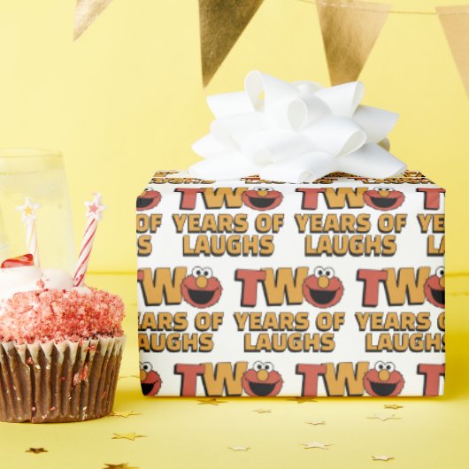 Sesame Street | Elmo - Second Birthday Wrapping Pa ラッピングペーパー (誕生日パーティー)