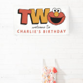 Sesame Street | Elmo - Tweede Verjaardagsbanner 横断幕 (インサイチュ)