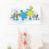 Sesame Street | Ice Skating Friends 横断幕 (インサイチュ)