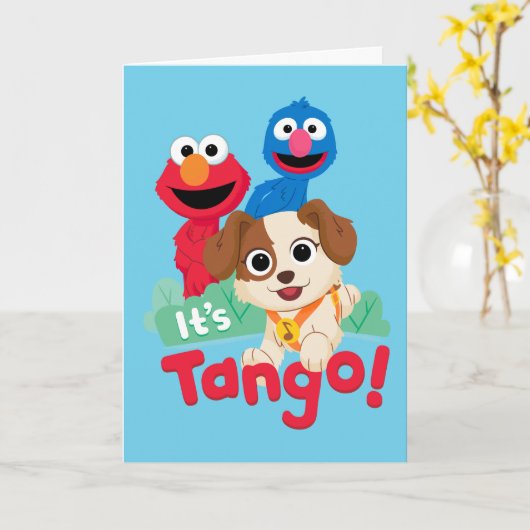 Sesame Street | It's Tango With Elmo & Grover カード (黄色い花)