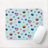 Sesame Street | Mecha Builders Faces Pattern マウスパッド (マウス)